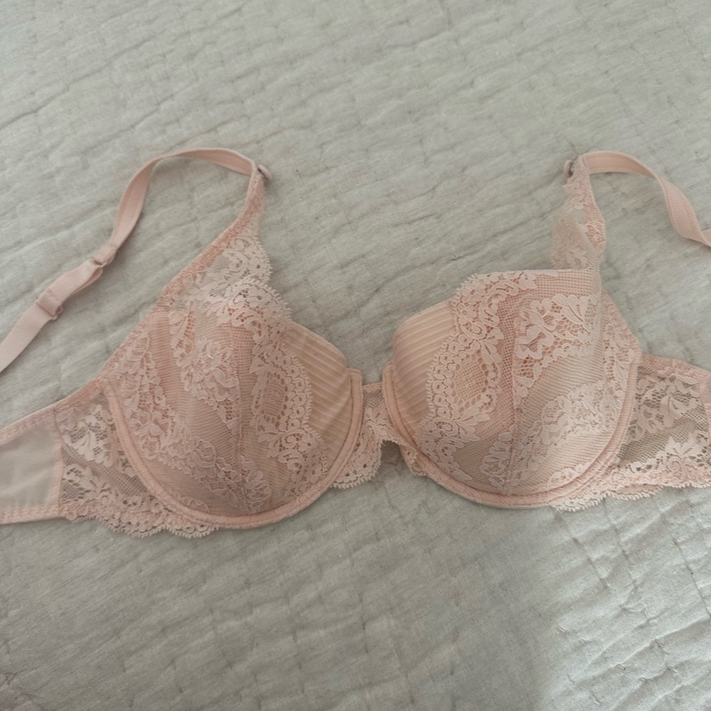 Maison Lejaby light pink bra in 34C.  Lightly worn.